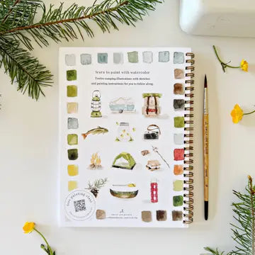 Emily Lex Studio Camping Watercolor Workbook