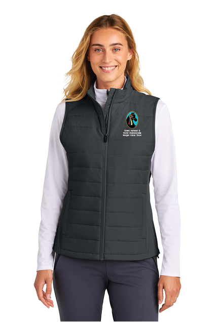 Ladies Sport-Tek MGN Quilted Vest w/ Logo
