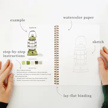 Emily Lex Studio Camping Watercolor Workbook